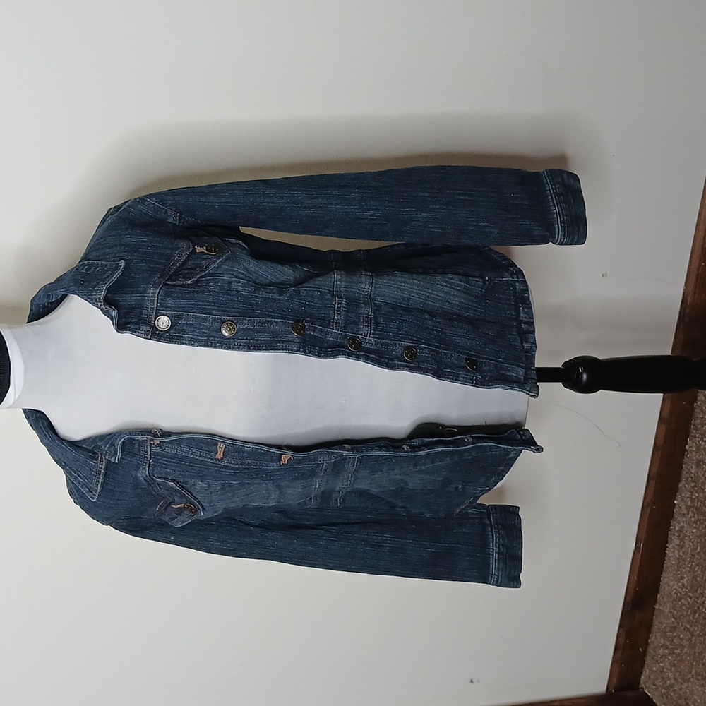 Bernie dark denim jean jacket size small - Picture 9 of 15